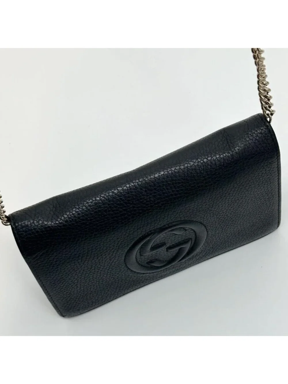 Gucci Soho Chain Wallet Interlocking - Picture 9 of 16